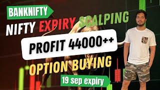 Nifty Expiry || Option Buying || Live Option Scalping || 19 sep || #banknifty #nifty #scalping