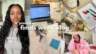 *REALISTIC* FINALS WEEK VLOG ️ | (sophomore year)