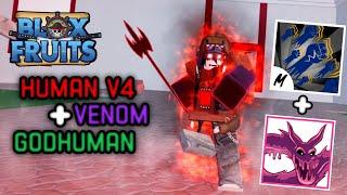 Venom Fruit + God Human | Blox fruits | 30M