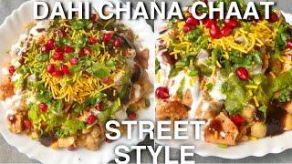 Street Style Dahi Chana Chaat Recipe | Chaat Recipes |