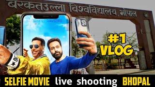 अक्षय कुमार को आया हॉस्टलर्स पर गुस्सा |selfie movie shooting in Bhopal | Akshay kumar selfie movie