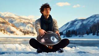 Handpan Music for Improved Lung Health  Deep Relaxation in Winter Wilderness