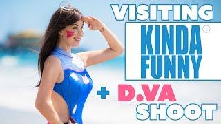 Visiting Kinda Funny + D.Va Swimsuit Shoot - Meg Turney