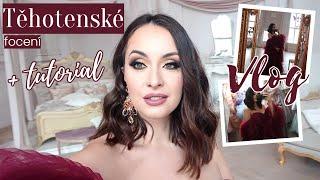 Mé první těhotenské focení + Tutorial na vlasy a makeup | TERRY