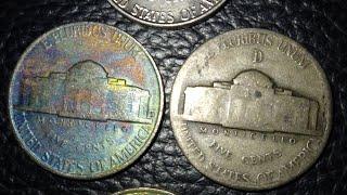 coin roll hunting pennies and nickels finds 100+ year old penny and silver!