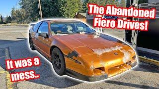 Abandoned 1986 Fiero GT Drives After Sitting For Years! Fixing the Hackjob Repairs