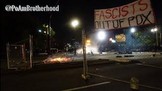 Antifa Weapons Inside the Portland Waterfront Autonomous Zone