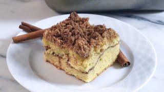 Cinnamon Streusel Coffee Cake