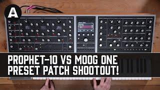 2 Studio Essential Synths You Need To Hear! - Sequential Prophet-10 Vs Moog One