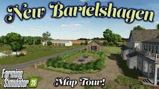 REVITALISED! “NEW BARTELSHAGEN” MAP TOUR! ON Farming Simulator 25 (Review) PS5.