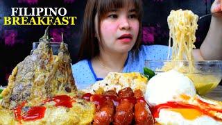 SIMPLE FILIPINO BREAKFAST MUKBANG | MUKBANG PH | ASMR | HANIMACE TV