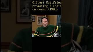 Gilbert Gottfried promotes Aladdin on Conan #shorts #comedy #disney #conan #gilbertgottfried #funny