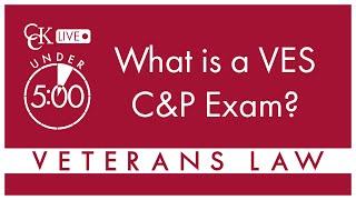 What is a VES C&P Exam?