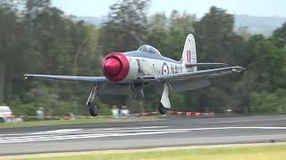 Sea Fury Display at Taree Airshow