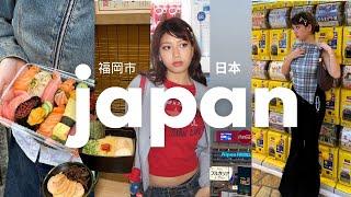 japan vlog ˖°౨ৎ exploring fukuoka, best ramen & lots of shopping!