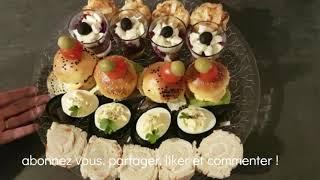 Recettes Apéro Dînatoire (Assortiments de canapés, Apéritifs )