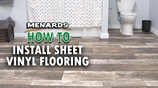 How To Install Sheet Vinyl Flooring | Menards