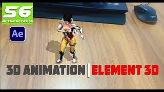 After Effects Class - 56 | 3D Character Animation | Element 3D