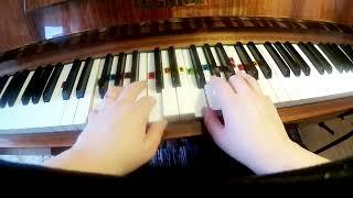 Blues - easy version - How to play piano (tutorial) @musartschool