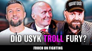 "WHERE’S BIG JOHN FURY GONE and is losing UNTHINKABLE for Fury?" Carl Froch on Usyk Fury 2 presser