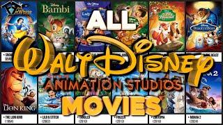 All Walt Disney Animation Movies (1937-2027)