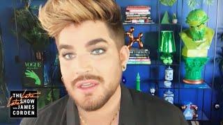 Adam Lambert Is Using Quarantine to Help As Much as Possible