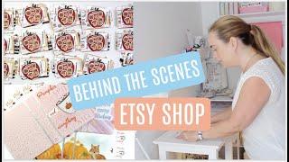 Day In The Life of An Etsy Shop Owner | Behind the Scenes Of A Sticker Shop | Studio Vlog 15