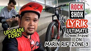 UPGRADE FORK | RockShox Lyrik Ultimate  on Marin Riftzone 3