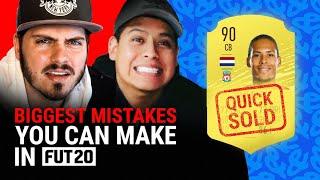 5 Biggest Mistakes You Can Make in FIFA 20 Ultimate Team (ft: Ratedhugo) | Closing 'Belle - Ep.3