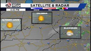 Clearing Line Rapidly Approaching S. W.Va.; Warmer, Sunny Days Ahead Temporarily