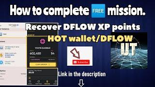 Update: Complete #FREEDUROV mission on HOT wallet | Recover your DFLOW XP