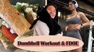 Dumbbell Only Workout | Beginner Friendly Workout  What I Eat in a Day