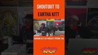 Shoutout to Eartha Kitt #blackpodcaster #blackpodcasters #podcastclips #podcaststories