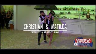 Christian Orrù  &  Matilda Premiere  Salsa Dance Show  Sardinia Festival  5th Edition Salsa Brisa