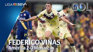 Gol de F. Viñas | América 2 - 0 Morelia | Liga BBVA MX - Semifinales