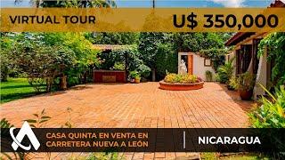 OPORTUNIDAD Casa Quinta en Venta en Leon Carretera Vieja @ US $350K | Bienes Raices Leon Nicaragua