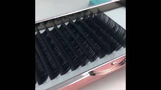 premium eyelash extension manufacturer custom box silk Individual lash extension baisi lashes vendor