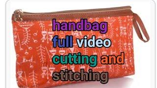 handbag full video stitching and cutting ️ हैंडबैग फुल वीडियो कटिंग और सिलाई