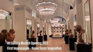 RH Gallery Munich Opening: das US-Möbelhaus RH (Restoration Hardware) @ Hofstatt München 30.11.2023