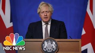 British Prime Minister Johnson Announces Covid Omicron Variant Detected in U.K.