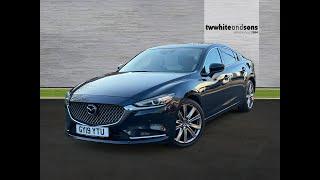 Mazda 6 2.5 SKYACTIV-G GT Sport Nav+ 4dr Automatic Blue Petrol 29,138 Miles 2 Owners - GY19 YTU