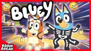 Bluey’s Halloween ‘Would You Rather’  | Fun Game Brain Break for Kids & Family! Danny Go Noodle