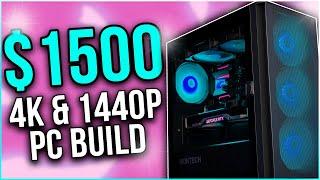 BEST: $1500 Gaming PC Build in 2024 [ 4K & 1440p Ultra ] 