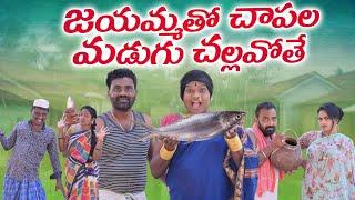 జయమ్మతో చాపల మడుగు చల్లవోతే || Jayammatho chapala madugu challavothe || village comedy shortfilm ||