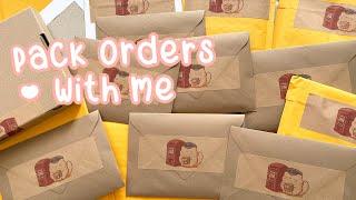 Packing orders for my small business | ASMR and relaxing lofi music