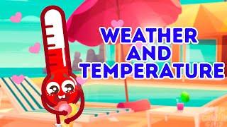 WEATHER AND TEMPERATURE WORDS + QUIZ 