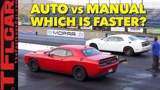 What's Faster an Automatic or Manual Hellcat?  Watch This Drag Race to Find Out