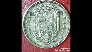 1947 Spanish 1psetas Francisco Franco worth money rare