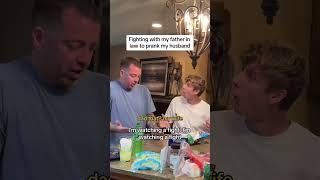 Fighting with father-in-law prank