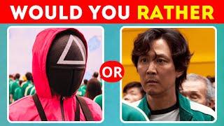 Would You Rather...? SQUID GAME Edition | HARDEST Choices Ever!